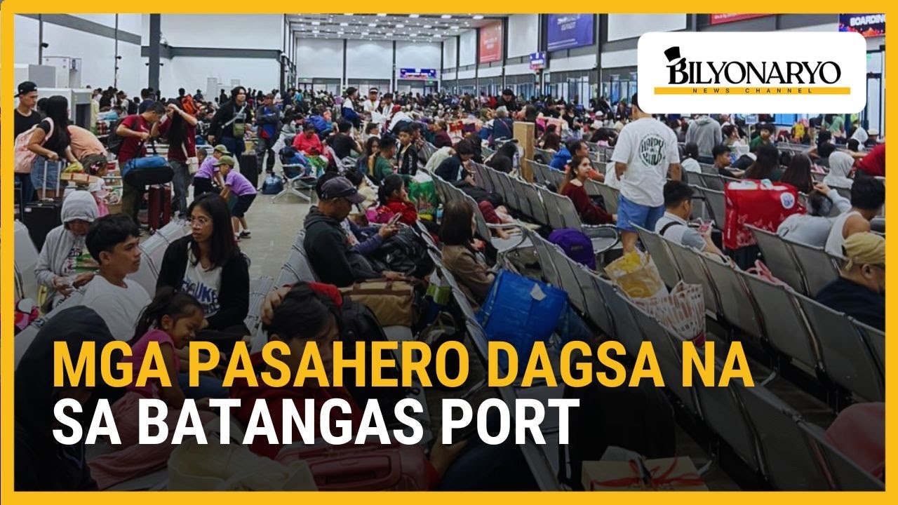 Batangas Port, dinagsa ng pasahero 3 araw bago ang Pasko | Agenda