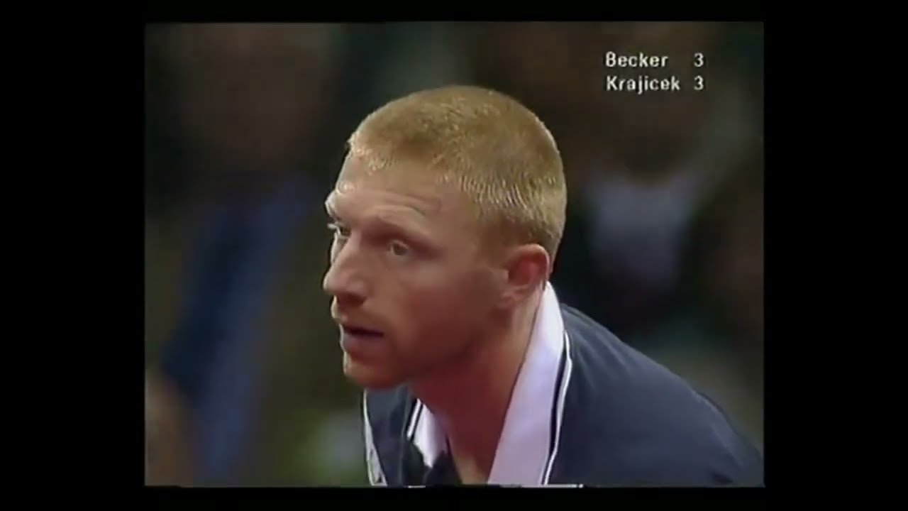 Boris Becker vs Richard Krajicek (1996 TMC SF Highlights)