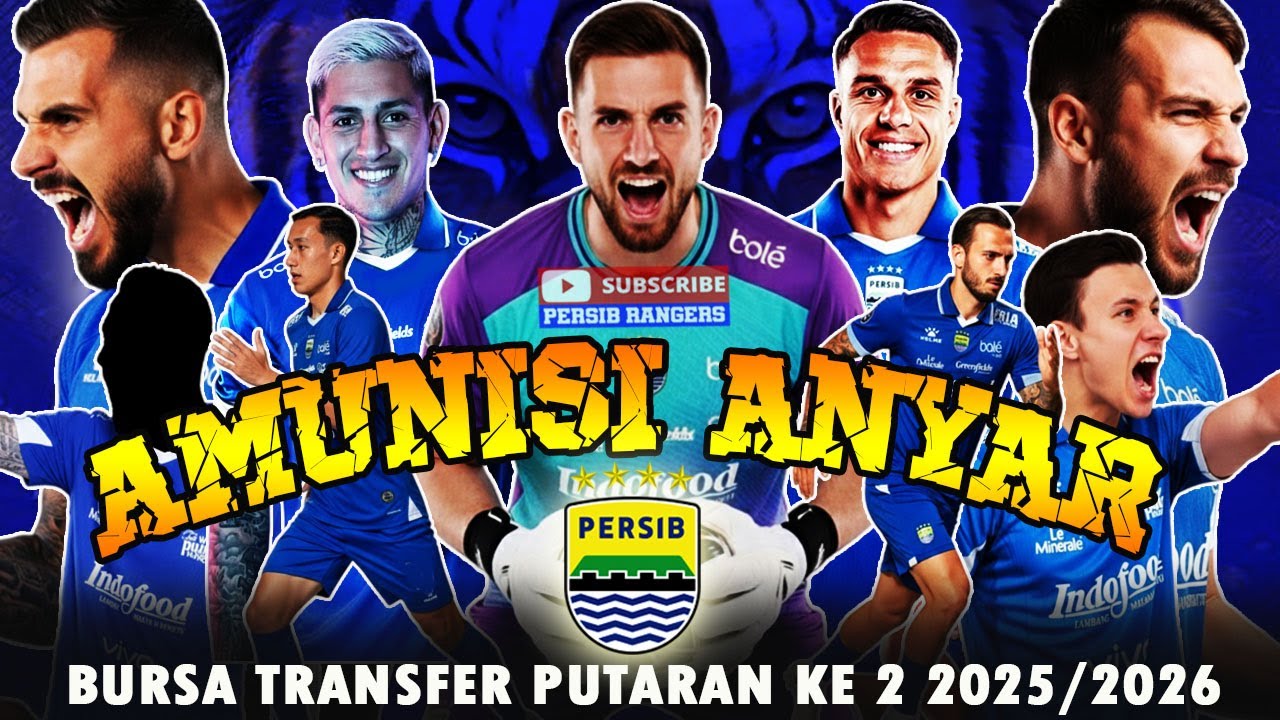 🔥TRANSFER GILA BIRBAR🔵ADA YG SUDAH DEAL🤝INI UPDATE DAFTAR PEMAIN BIDIKAN PERSIB🐯PUTARAN 2 2025/26