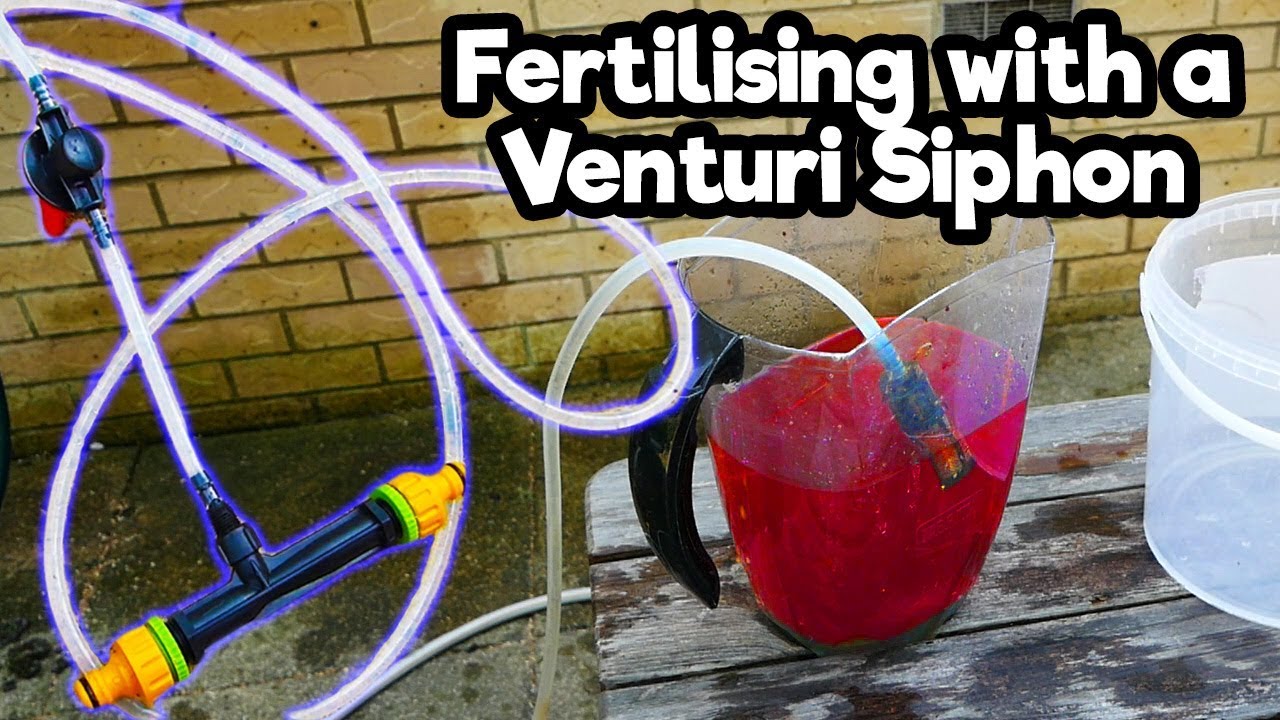 Fertilise your garden using a hose pipe, easily  (Follow up video)