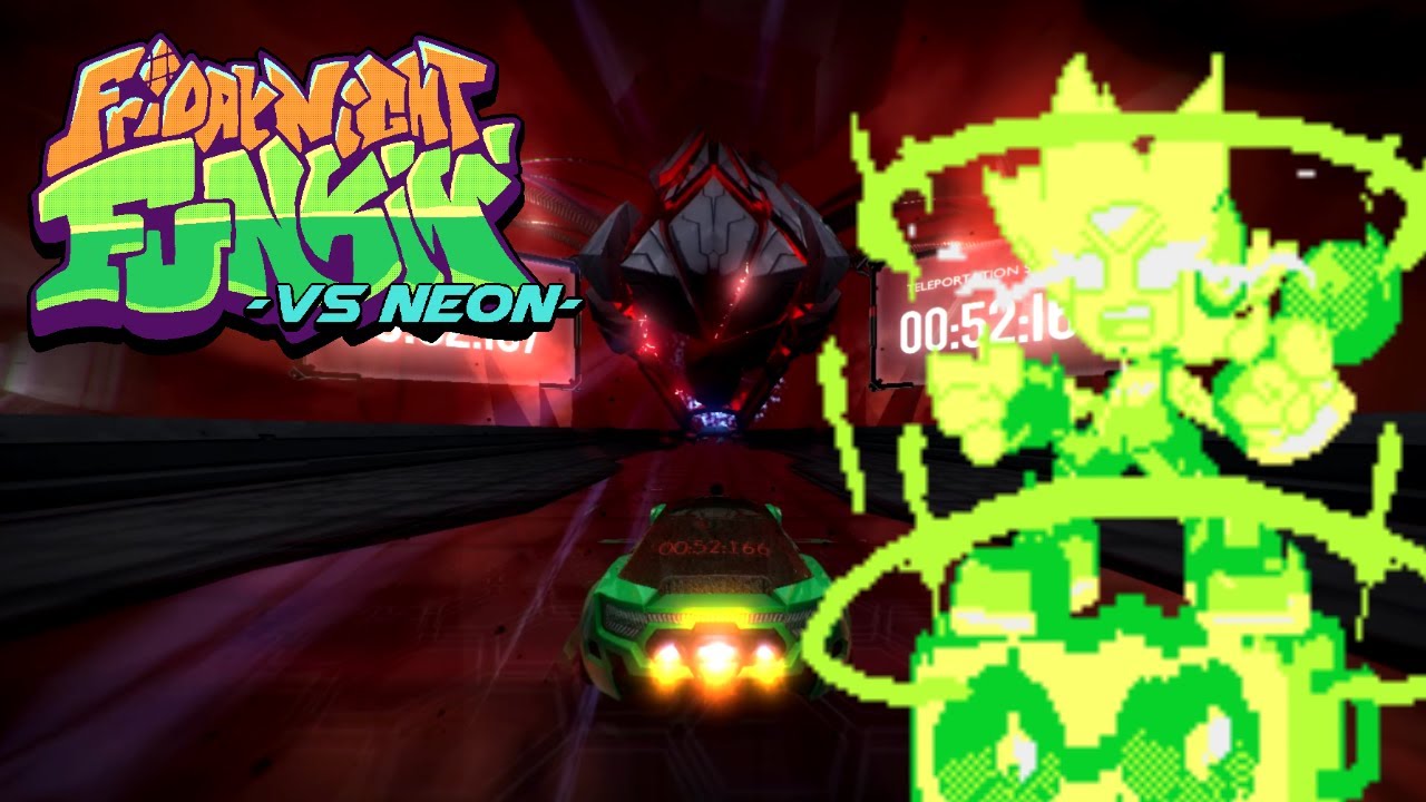 FNF vs NEON But You're Driving For Your Life - Transgression-F Music Over Distance (AdventNEON)
