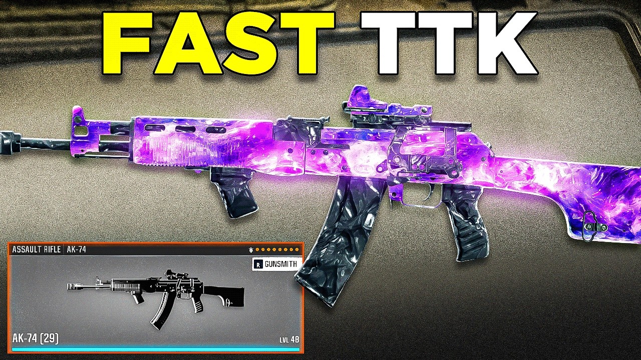 now FASTEST KILLING AR in BLACK OPS 6! 😈 (Best AK74 Class Setup) BO6 / Warzone