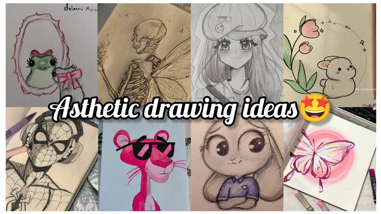 Aesthetic drawing ideas u must try🤩