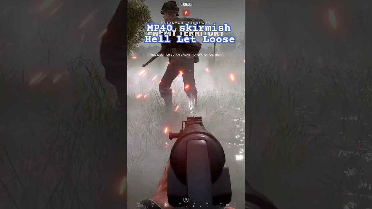 MP40 skirmish gameplay in Hell Let Loose! #hll #hellletloose #hllgame