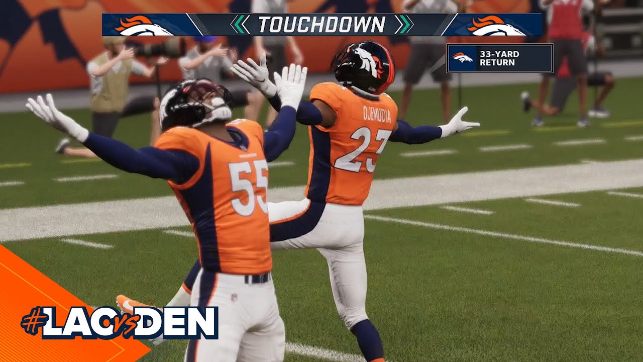 Broncos vs. Chargers | Madden 21 Simulation