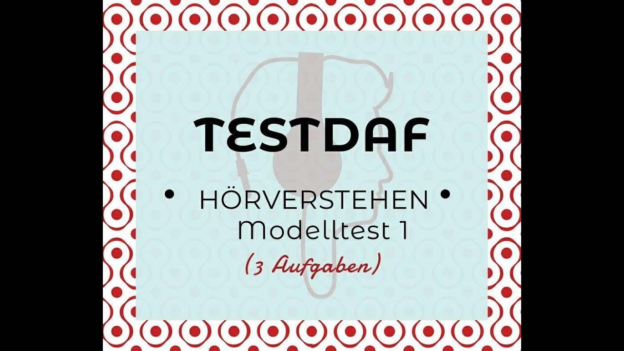 TestDaf | Hörverstehen (1) | Musterprüfung | NEU