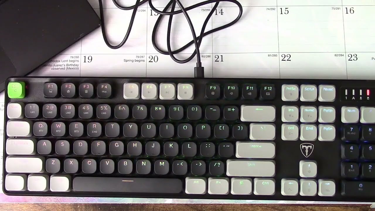 RisoPhy RGB Backlit Mechanical Gaming Keyboard Review
