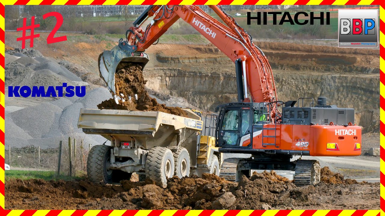 [Brand New] Hitachi ZX490-7 & 2x Komatsu HM400, Abraum, 2023 #2
