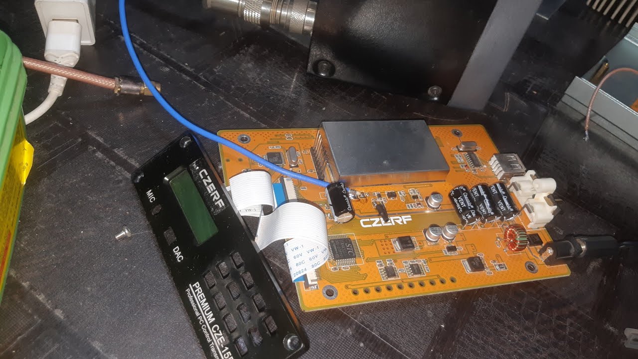 CZE-15B fm Transmitter stereo Digital RD15hvf  transistor RF input watts check.