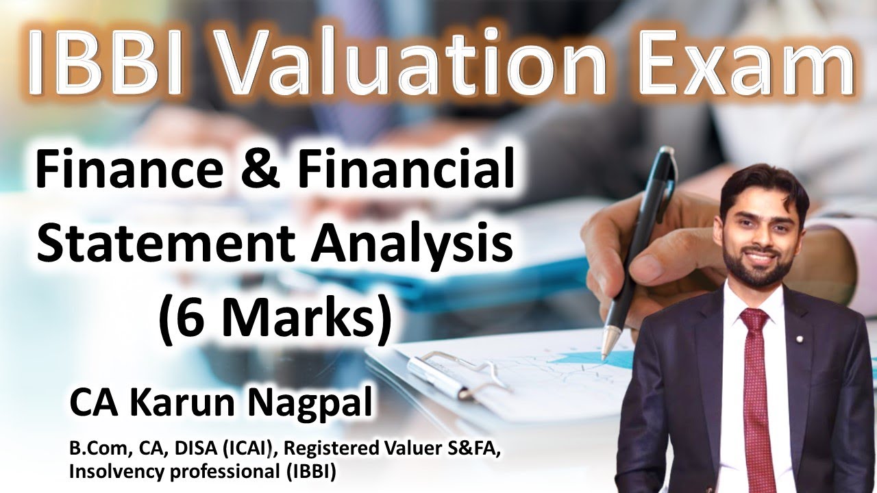 IBBI Registered Valuer Examination - Finance and financial system analysis