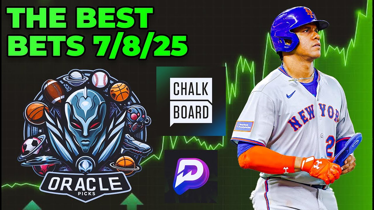 MLB FREE PICKS 🔥 July 8th PrizePicks & Chalkboard Player Props