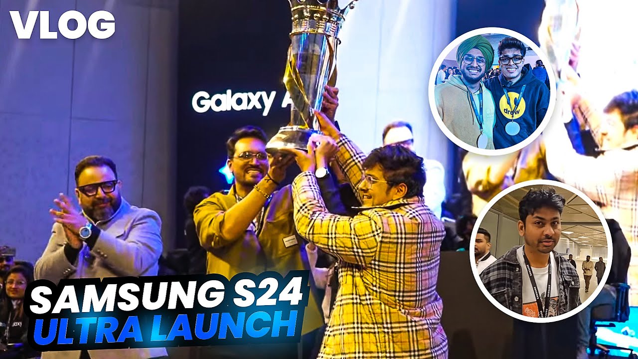 Meet Mortal Dynamo & Jonathan at Samsung S24 Ultra Launch | Vlog