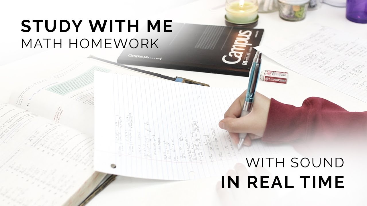 real time study with me 📚 ASMR-ish