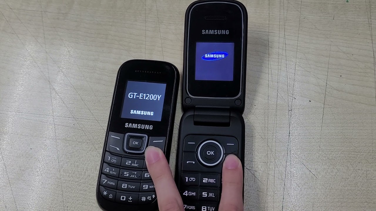 Samsung E1190 vs E1200Y Startup & Shutdown