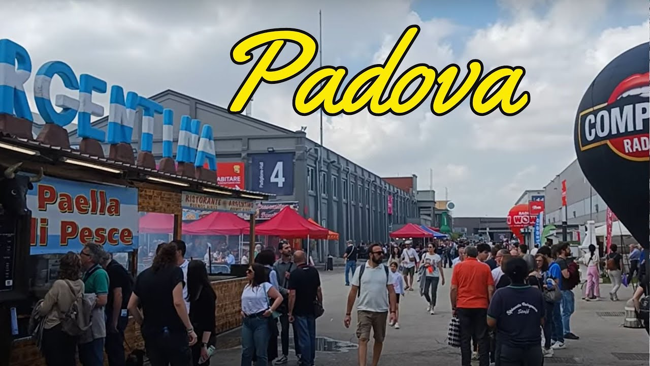 FIERA DI PADOVA  - ITALIA // 19 MAGGIO 2024 // 4K Walking Tour
