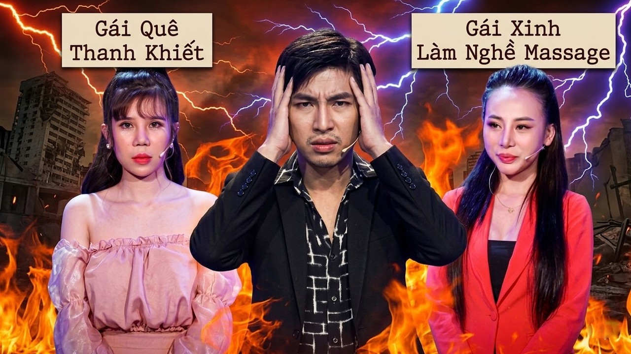 NHÀ TRAI ĐỨNG HÌNH 😱 Trước LỰA CHỌN KHÓ: GÁI QUÊ THANH KHIẾT 🌾 Hay GÁI XINH LÀM MASSAGE