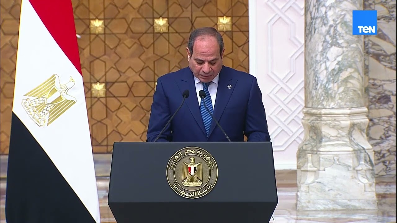مؤتمر صحفي مشترك بين الرئيس السيسي ونظيره الصومالي