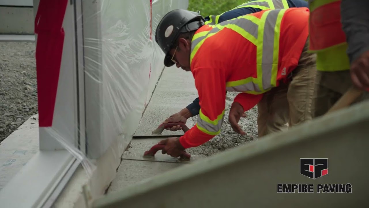 Concrete Curb Installation at 20 Ironside | Empire Paving Ltd. GTA Project