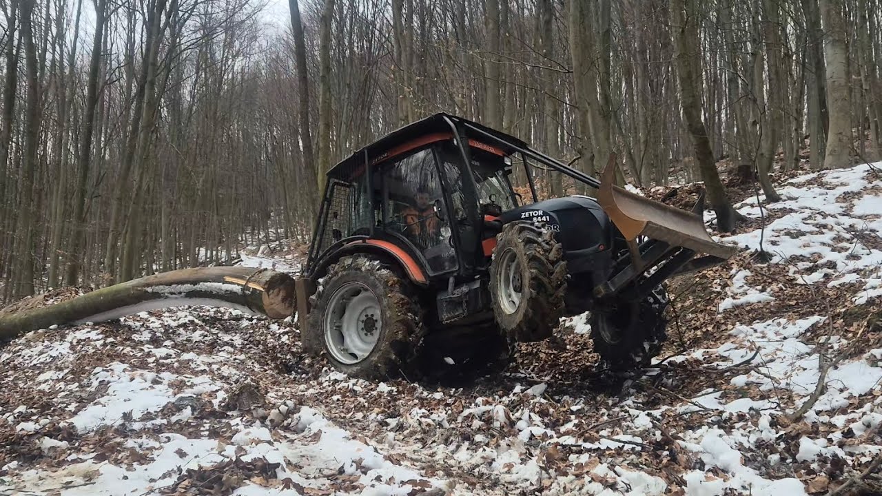 Ťažba dreva //Zetor Proxima 8441 UKT//