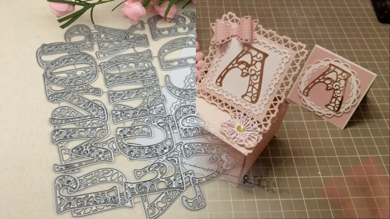 AlinaCraft DT Crafting Show-Vintage lace alphabet die and more #alinacraft#aliexpress