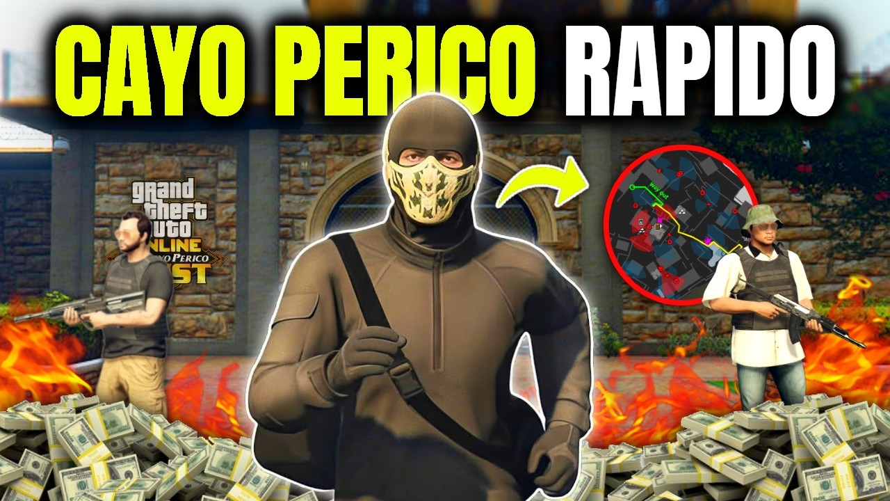 La Forma Más Rápida de Hacer el Golpe a Cayo Perico en GTA Online (Solo) | Paso a Paso
