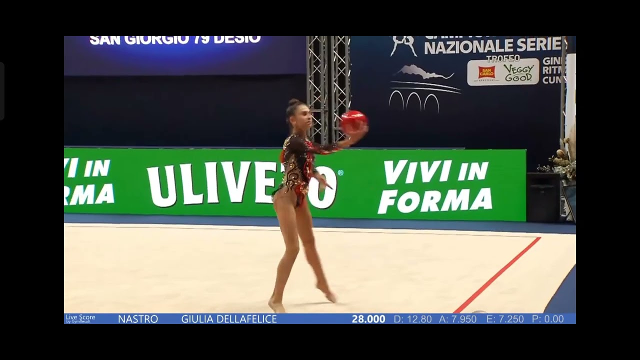 Giorgia Galli palla (prima prova serie A 2022)