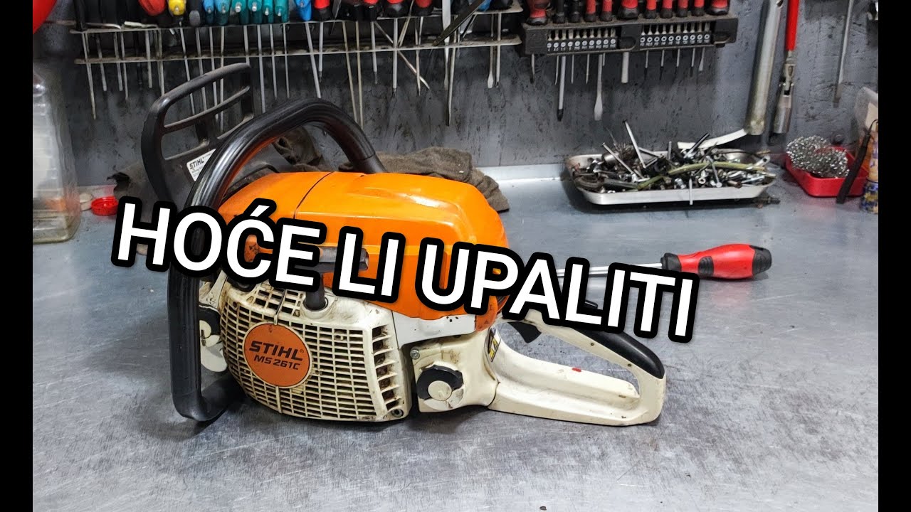 Palenje STIHL MS261 pose dve godine stajanja