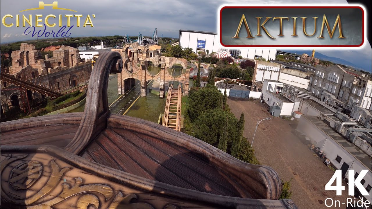 Aktium - 4K On-Ride - Cinecitta World - Mack Rides Super Splash - POV