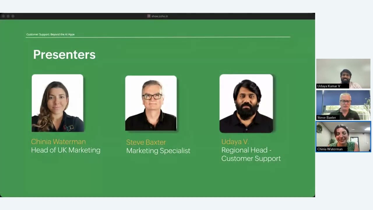 Поддержка клиентов за пределами ИИ-хайпа &mdash; вебинар Zoho Desk