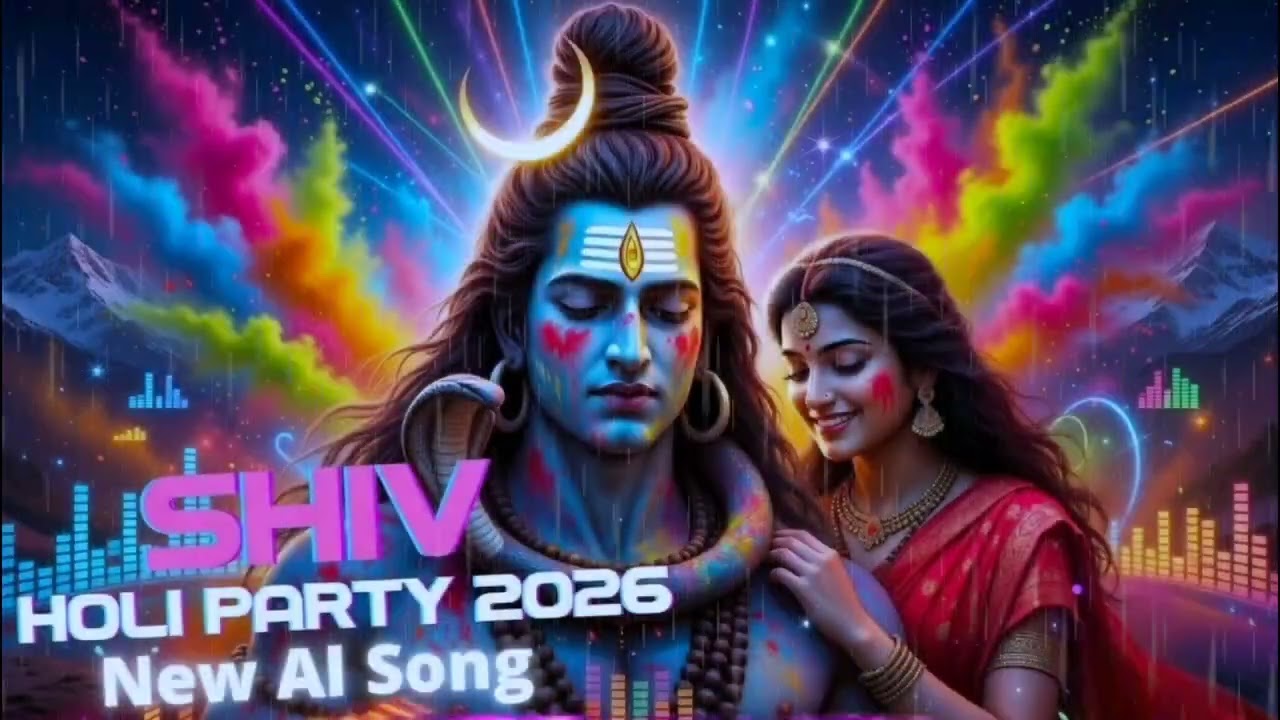 Har Har Mahadev Holi Party 2026 | Shiv Shakti Divine Color Festival | Odia Devotional EDM Song