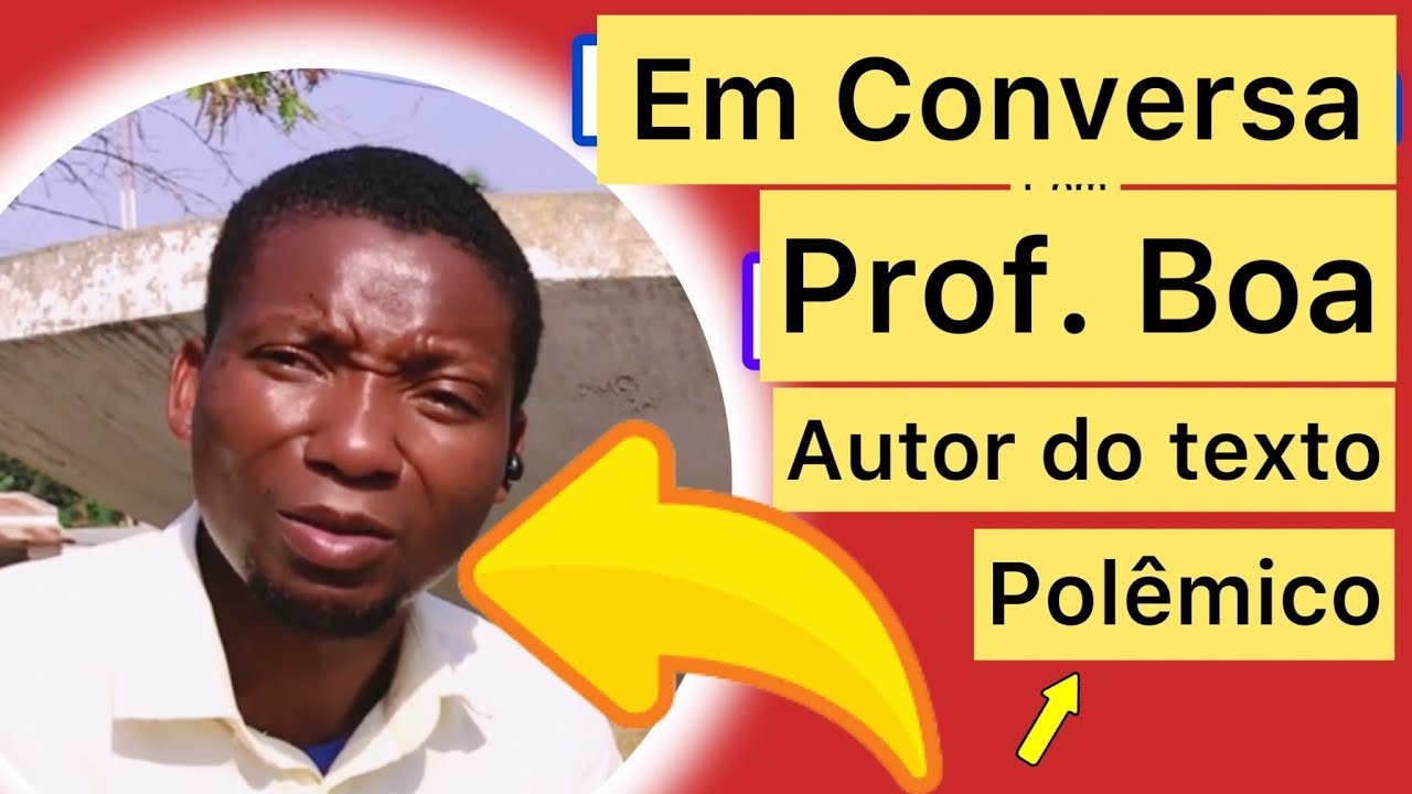 AQUECEU🔥… Em Conversa Com Prof. Boa: O autor do Texto Polémico na Massinga.