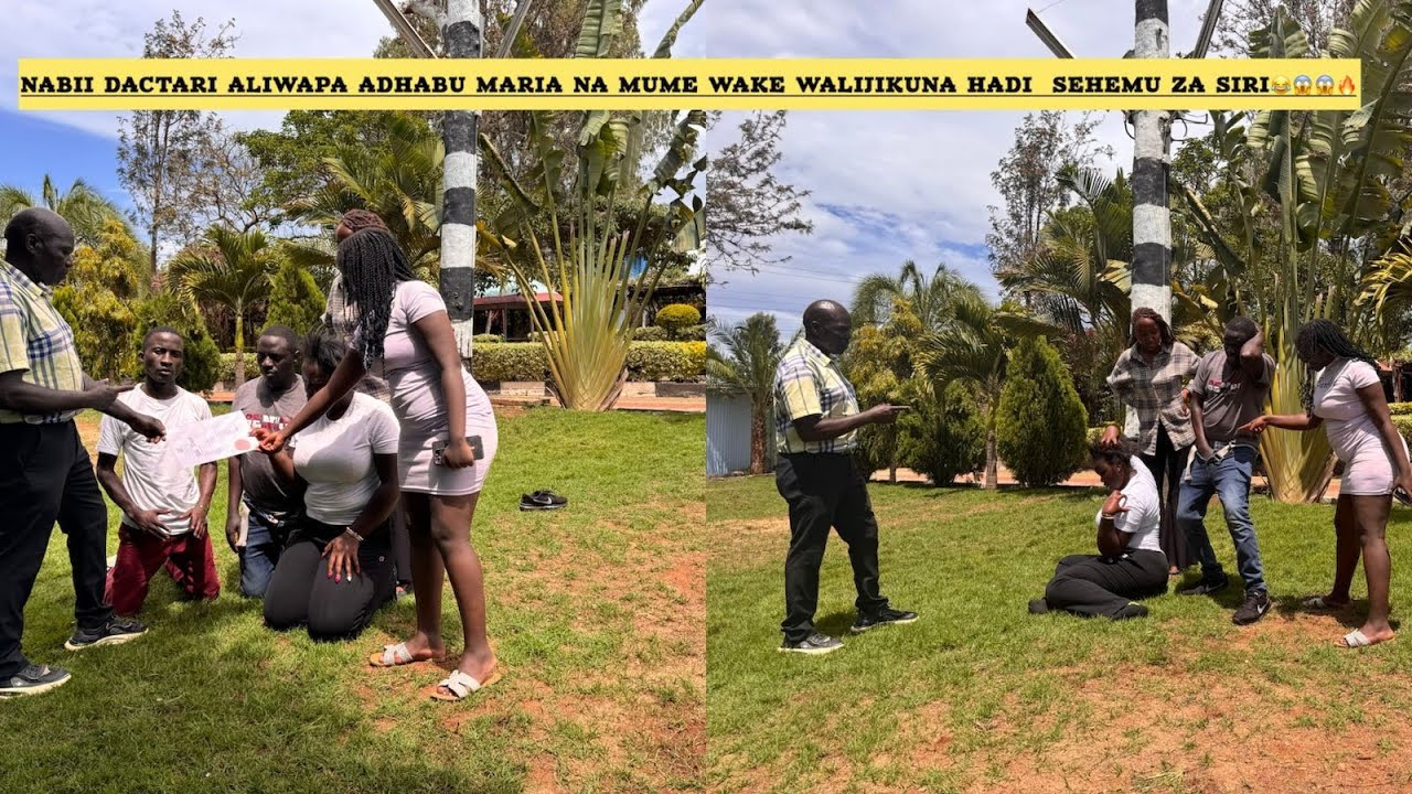 Nabii dactari 🔥aliwapa adhabu kwa kucheza na vitu za Trish walijikuna hadi sehemu za Siri wakilia😱🔥😭