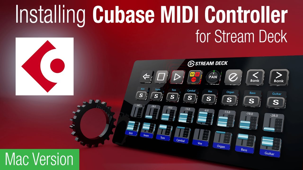 Cubase MIDI Controller for Stream Deck Mac Installation