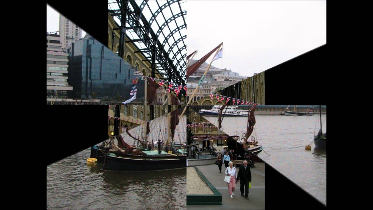 June 2012 Diamond Jubilee - boats, bunting, flags & a crown