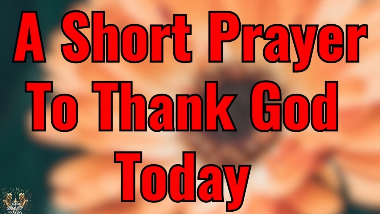 Thank You Lord for Every Hidden Blessing 🙏 | Powerful Morning Prayer