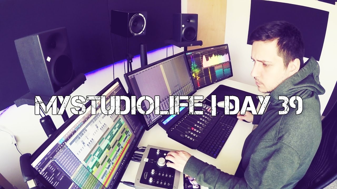 MYSTUDIOLIFE | Day 39 - Working on a beat & Mixing session ( EDM )