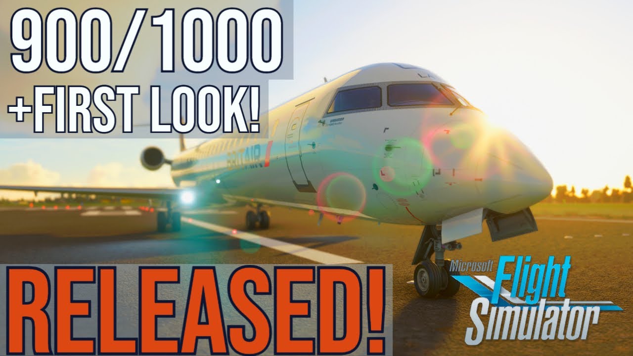 LATEST CRJs To Microsoft Flight Simulator 2020 | AEROSOFT CRJ 900/1000