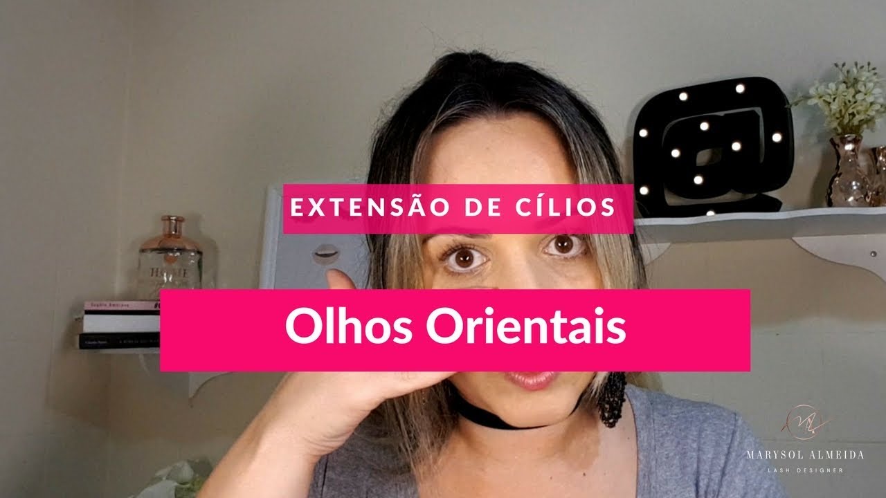 Como fazer extensão de cílios em olhos orientais - Dica!
