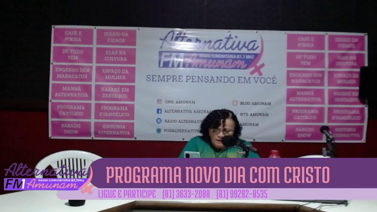 Transmissão ao vivo de AMUNAM - ASSOCIAÇÃO DAS MULHERES DE NAZARÉ DA MATA