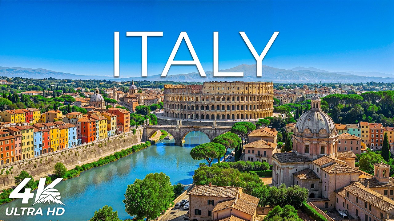 Italy 4K | Timeless Splendor – Sunlit Coastlines, Marble Cities & Golden Evening Air