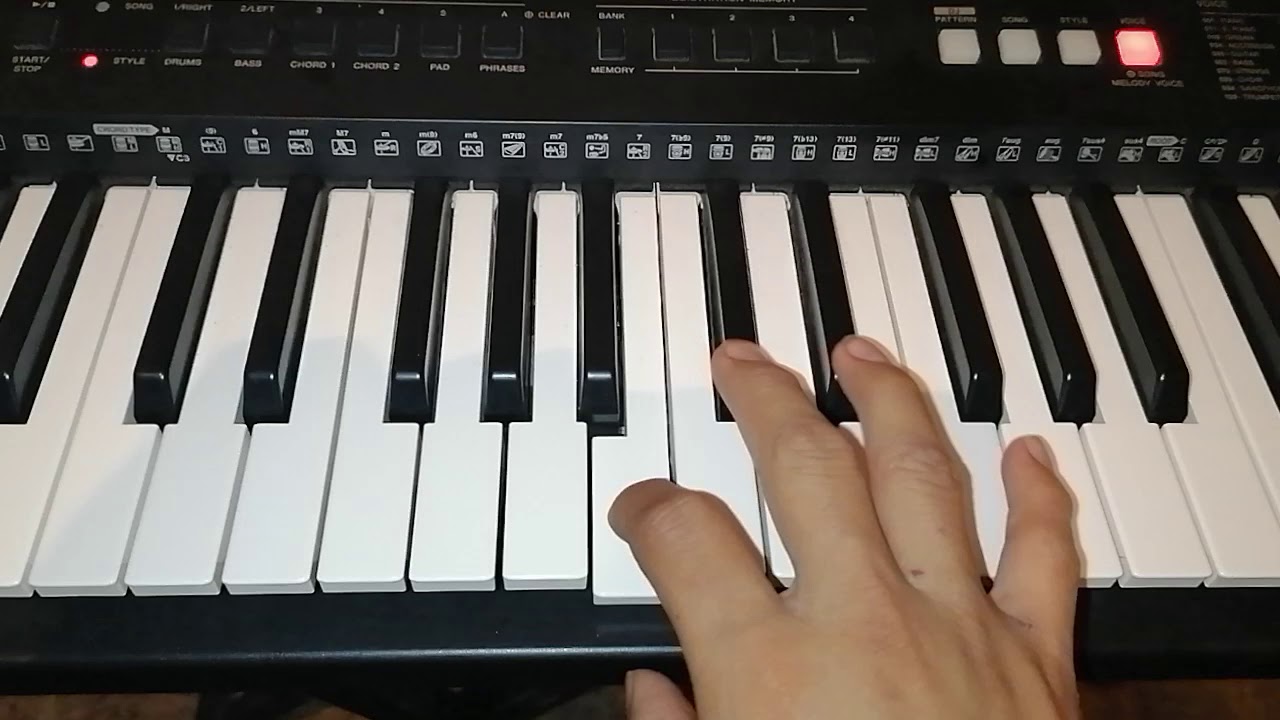 Tutorial muchas cuentas tengo con mi señor melodia píano acorde Mi mayor