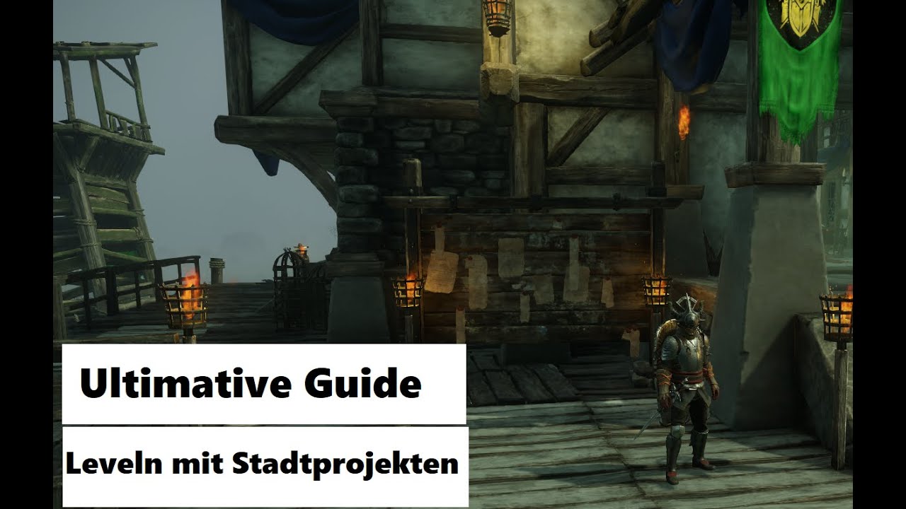 Stadtprojekte erkl&auml;rt (+BERUFE) | Schnellstes Leveln in New World  |TOWNHALL Quest | Guide | Deutsch