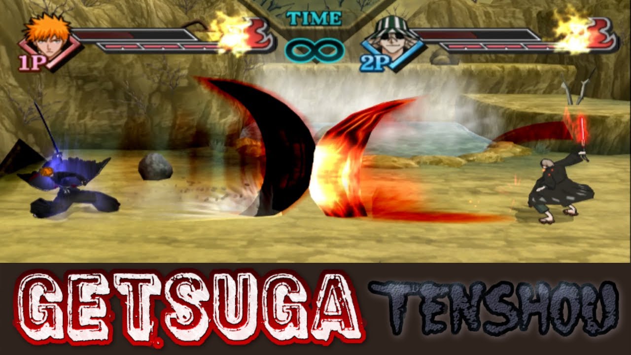 Getshuga Tenshou vs Semua Skill Karakter Bleach Blade Battlers PS2