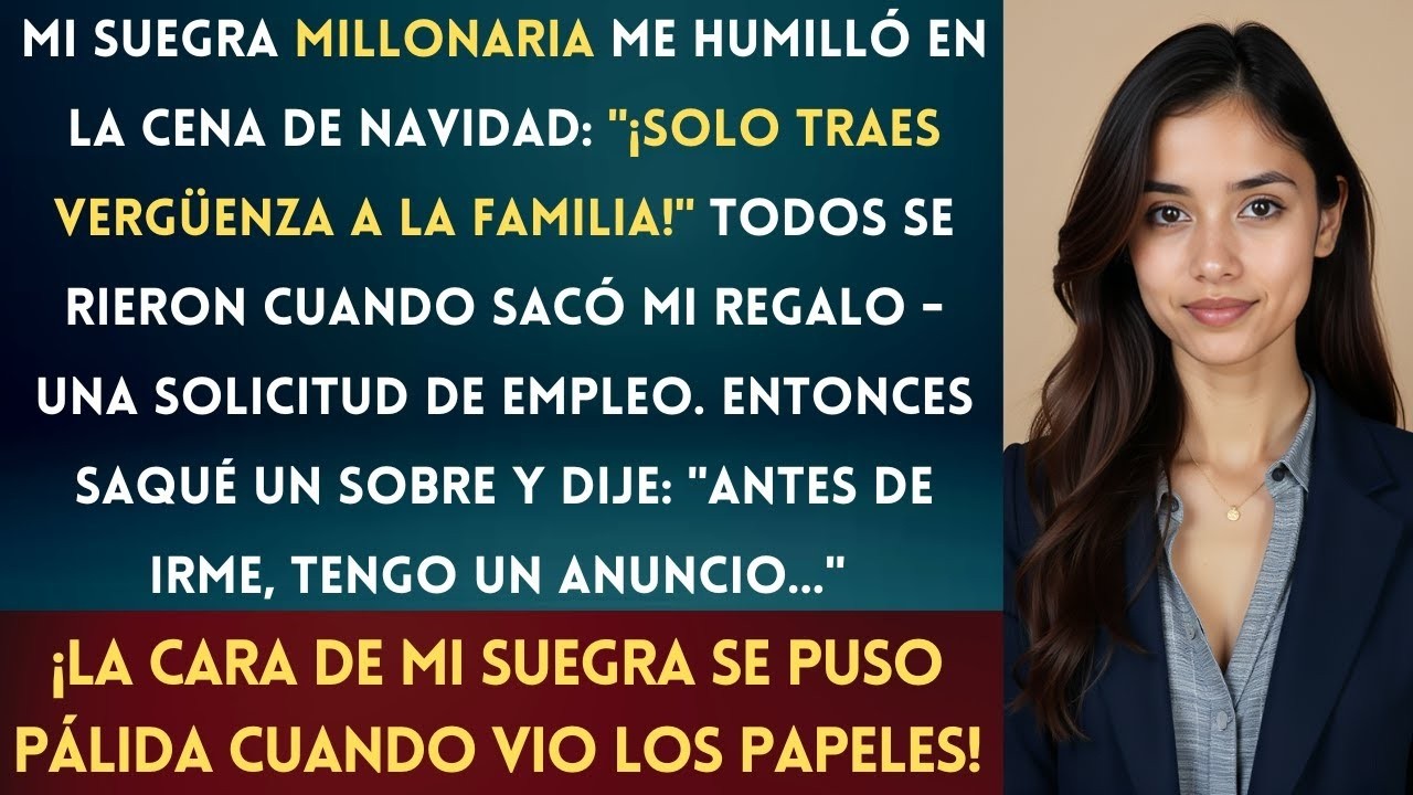 Mi Suegra Millonaria Me Humilló en Navidad, Pero Mi Regalo Secreto Lo Cambió Todo
