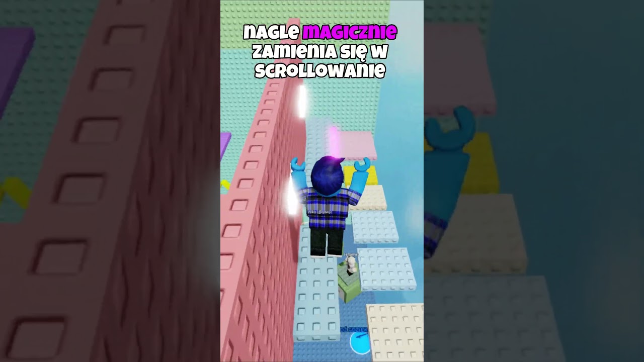 SCROLLOWANIE, KT&Oacute;RE ZAWSZE KOŃCZY SIĘ ŹLE 😭💀 #roblox #shorts