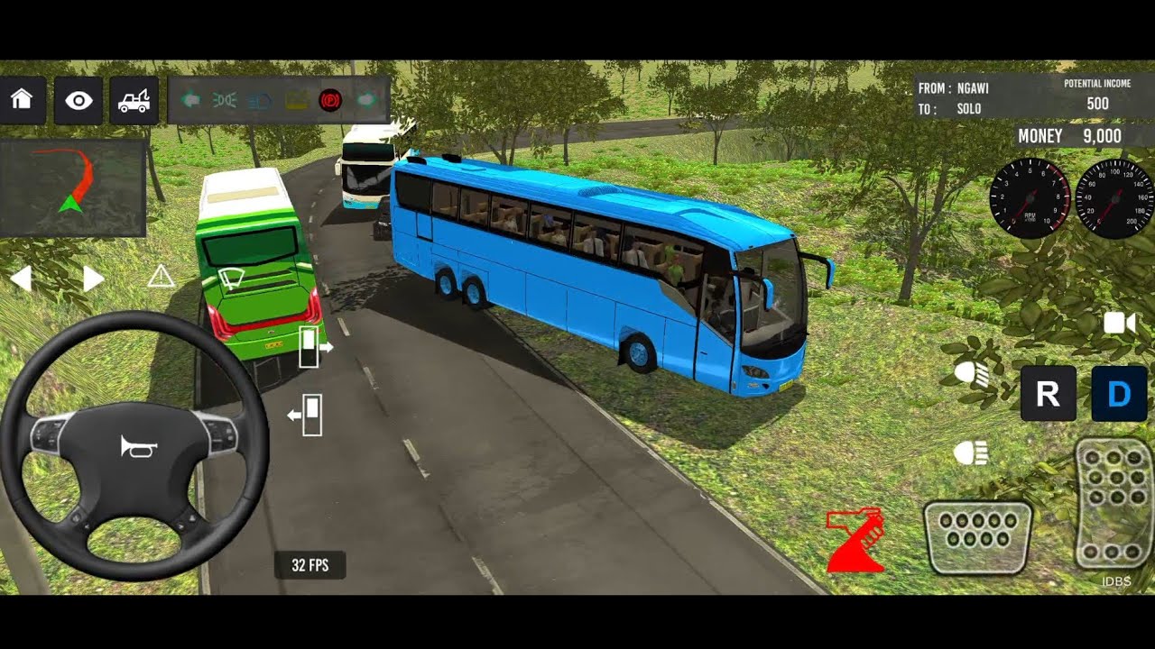 Euro Bus Driving Game Public Transportation 2025 Indonesia Bus Simulator New Android Gameplay #1m 