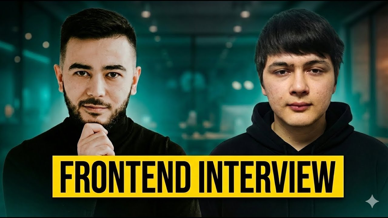 Frontend Mock Interview | HTML, CSS, JavaScript Eng Muhim Savollar