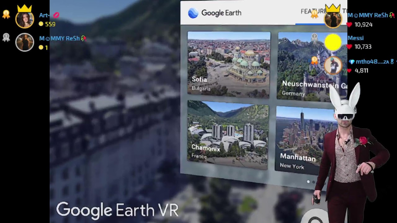 Lets travel the world: Google Earth VR