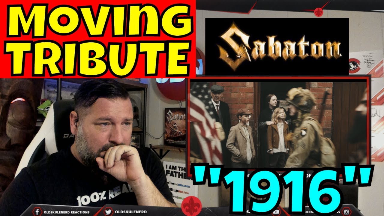 SABATON - 1916 (Официальный клип) | РЕАКЦИЯ OLDSKULENERD