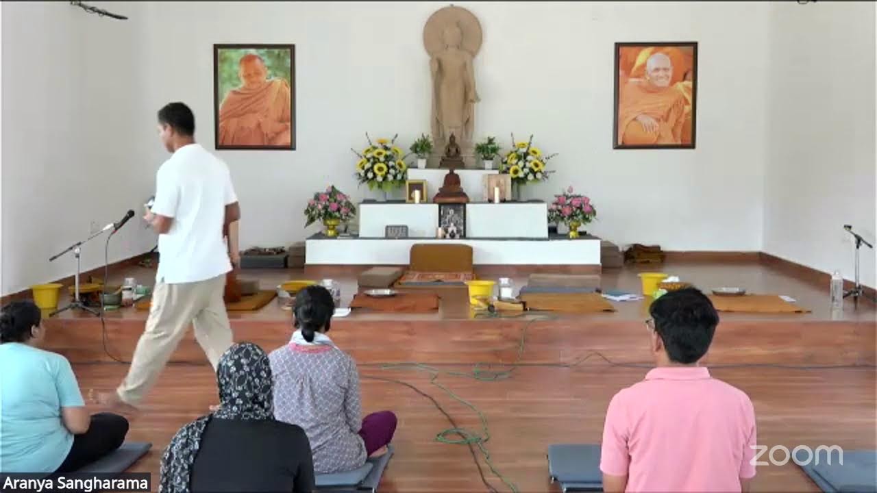 Deshna by Ajahn Dhammasiha and meal offering ceremony; 21st June 2025